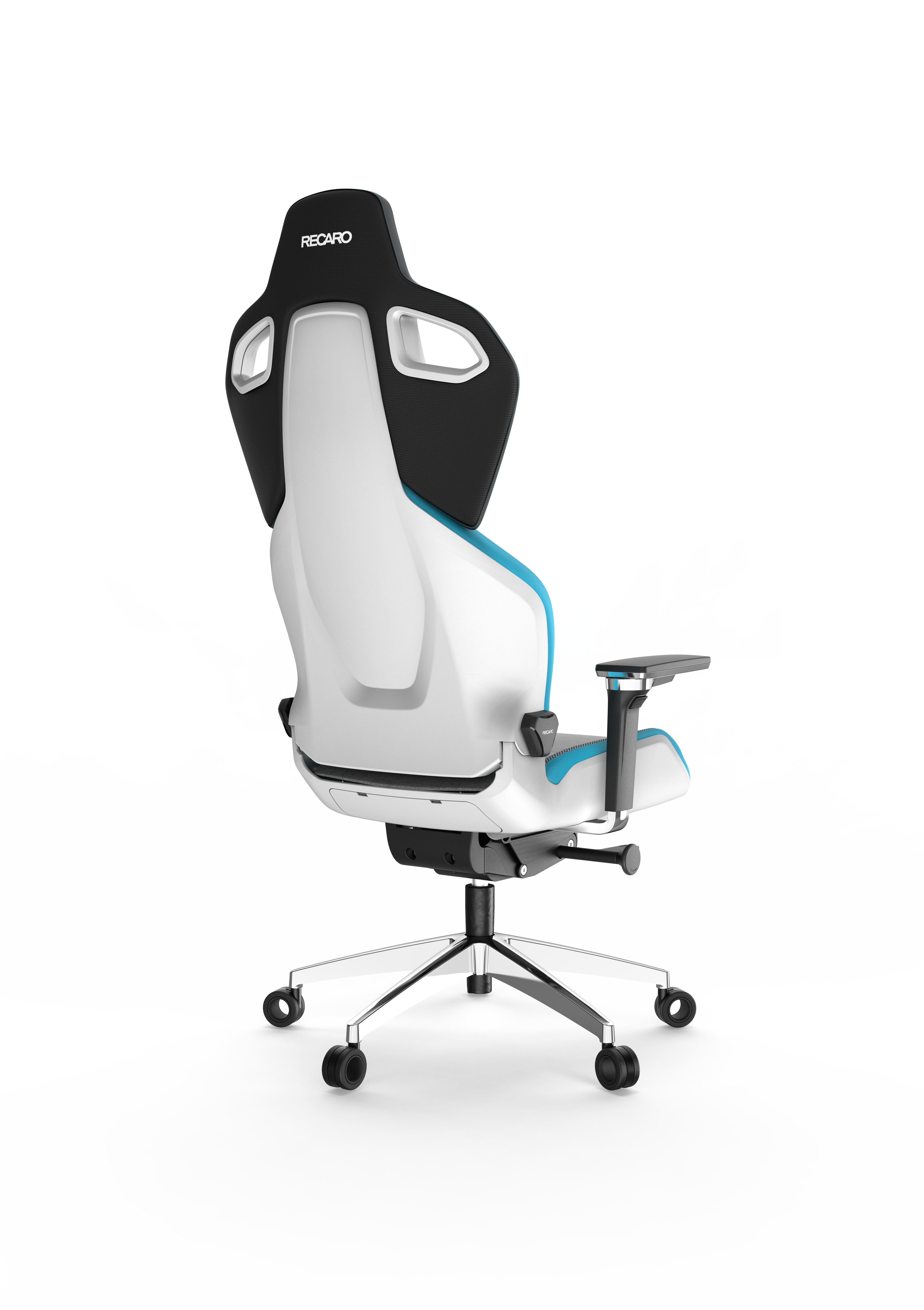 RECARO Exo Platinum Gaming Chair 2.0, sky Gaming Stuhl, Grau / Schwarz / Weiß