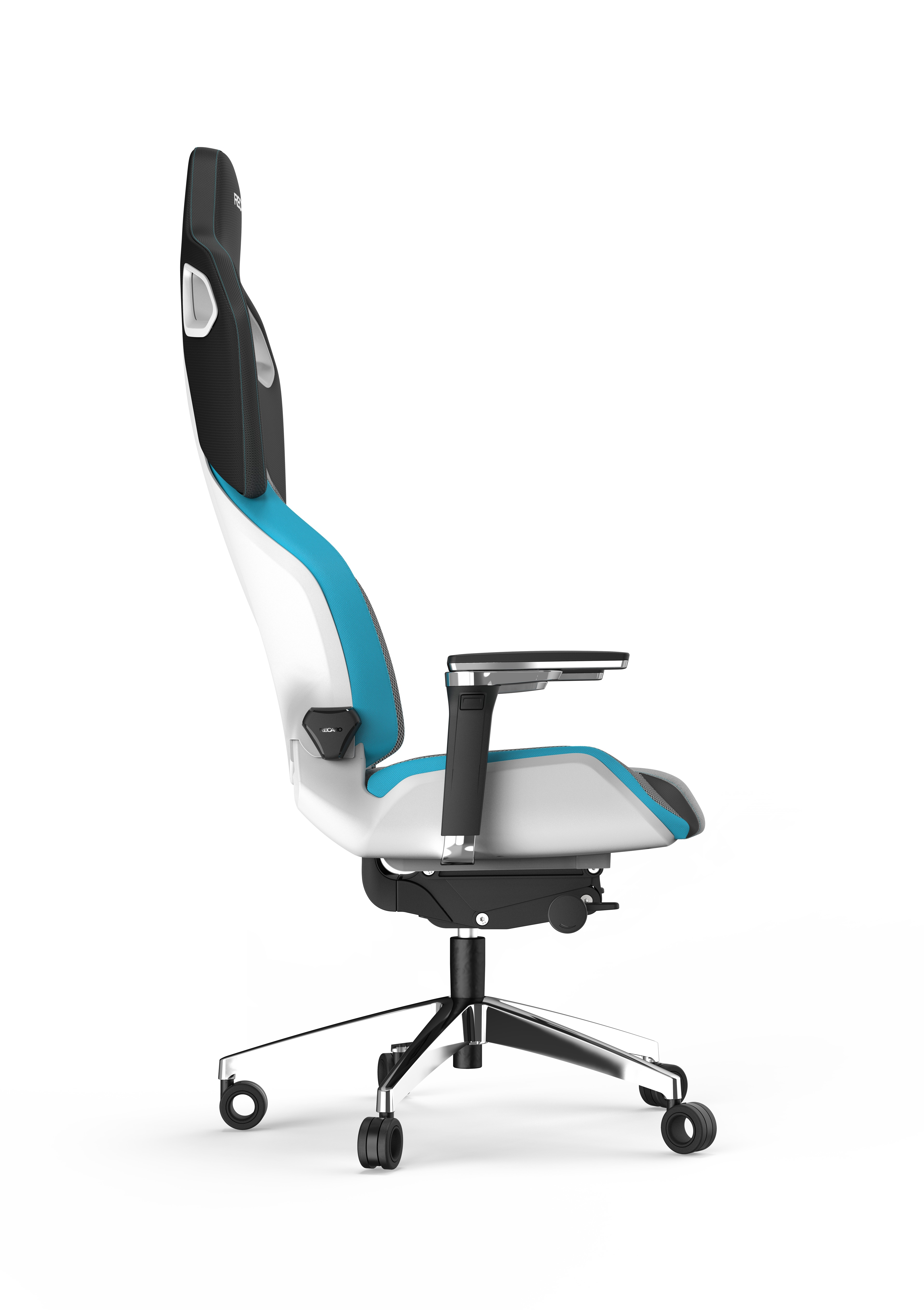 RECARO Exo Platinum Gaming Chair 2.0, sky Gaming Stuhl, Grau / Schwarz / Weiß
