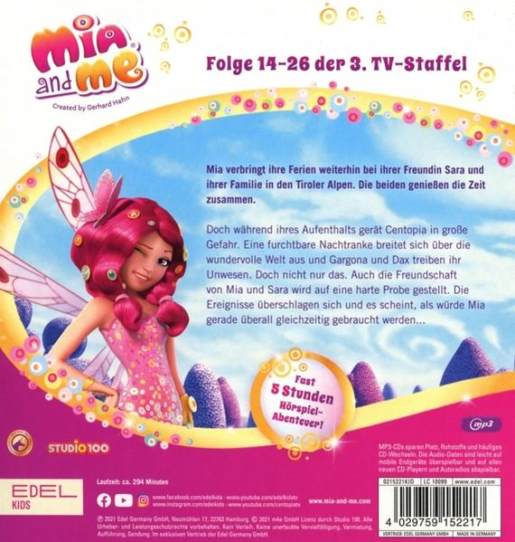 Das Cover der Mia and Me DVD, 14-26 Episoden.