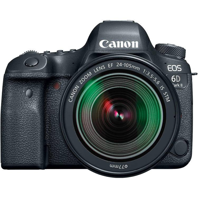CANON EOS 6D MARK II 24-105 IS STM Fotoğraf Makinesi Siyah