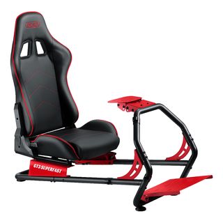 OPLITE GT3 Superfast - Gaming Stuhl (Schwarz/Rot)