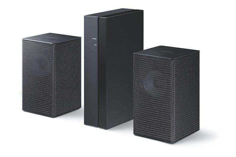 SAMSUNG SWA-9100S/EN, Rücklautsprecher, Schwarz