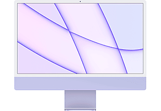 APPLE iMac 24 Zoll CTO, M1 8-Core GPU, 8GB, 256GB, Retina 4.5K, Tastatur mit Ziffernblock, Violett