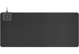 DELTACO DELC-0100 - Tapis de souris avec chargement sans fil (Noir)