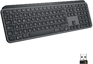LOGITECH MX Keys Advanced - Clavier (Graphite)