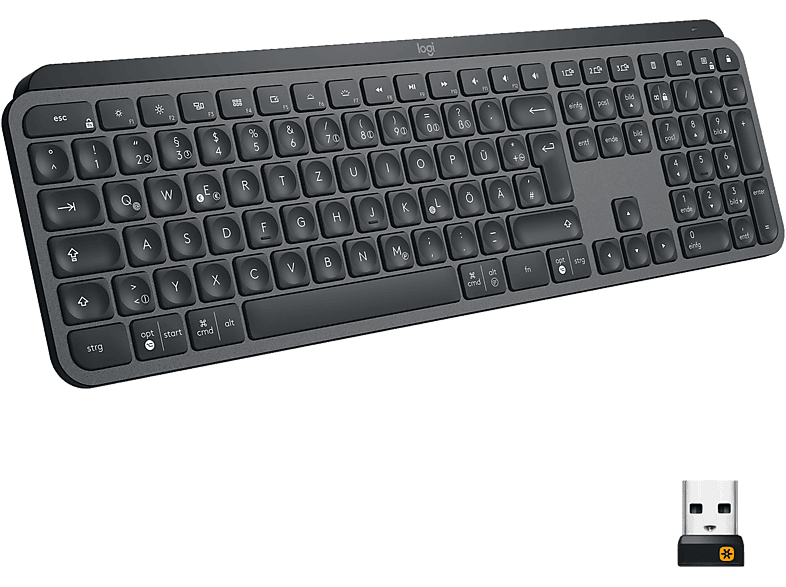 LOGITECH MX Keys Advanced Tastatur (Graphit)