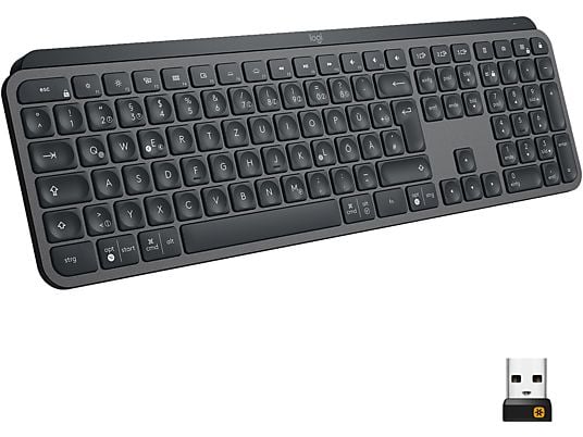 LOGITECH MX Keys Advanced - Tastatur (Graphit)