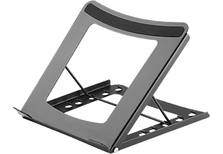 DELTACO DELO-0200 - Ständer für Laptop und Tablet (Schwarz)