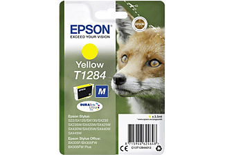 EPSON T1284 Tintapatron, sárga (C13C13T12844012)