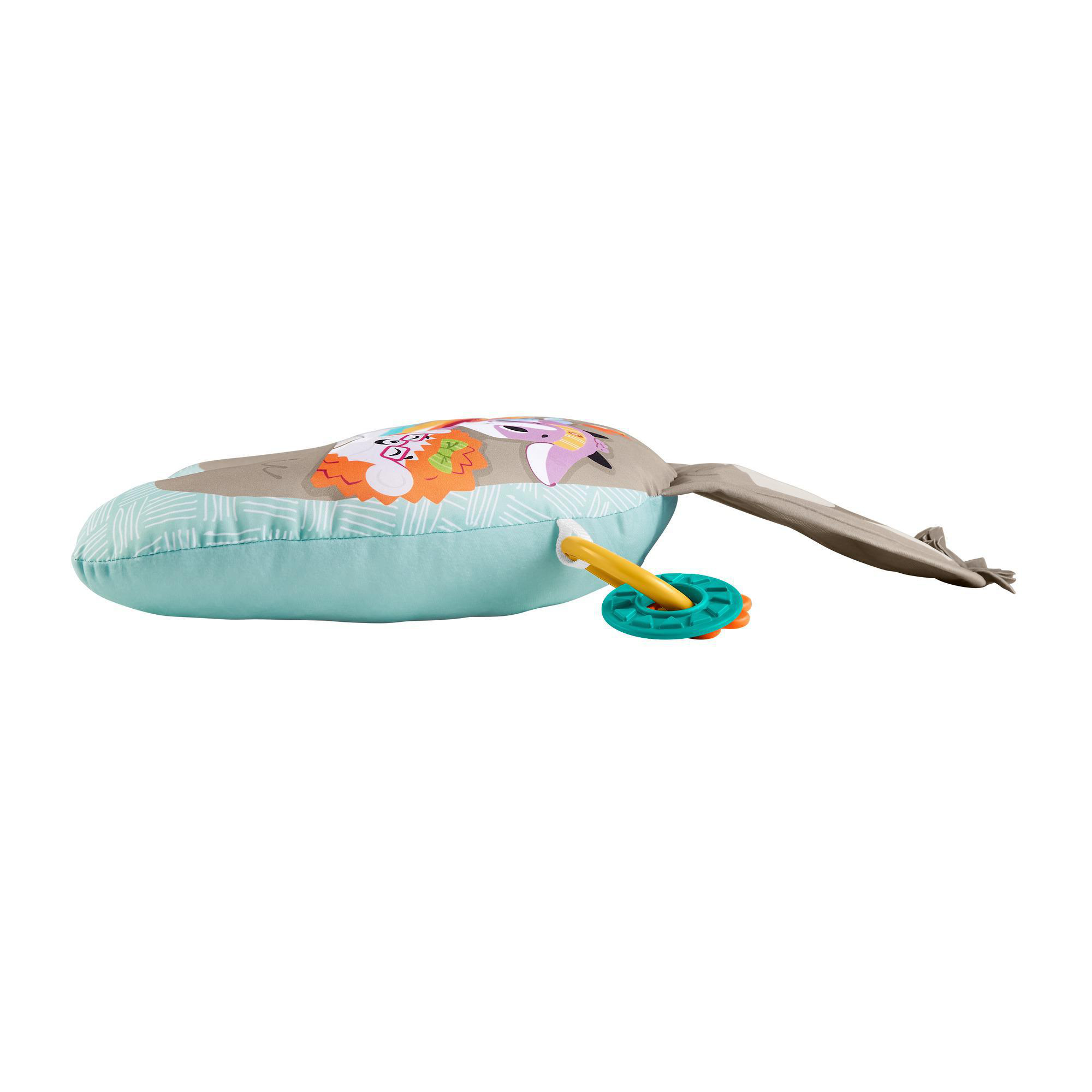 FISHER PRICE Faultier-Spielkissen mit Vibration, Baby-Spielzeug ab 0 M Babyspielkissen Mehrfarbig