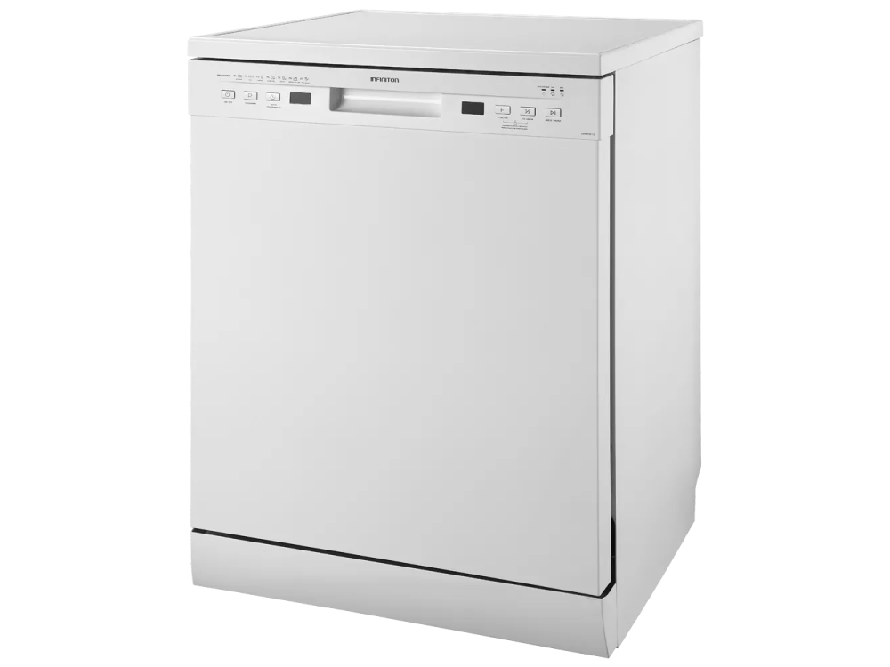 Lavavajillas - Infiniton DIW-6W12, 11 l, Independiente, 12 servicios, 7 programas, 60 cm, Blanco
