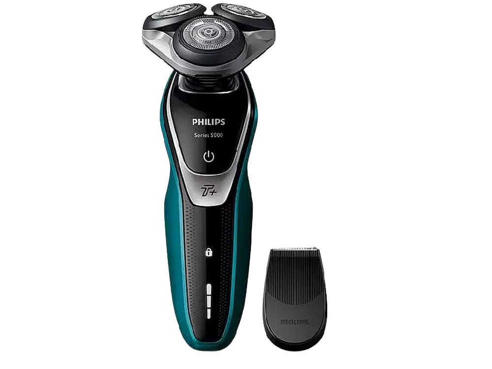 Philips Shaver Black 1 afeitadora series 5000 batería 50min. secomojado wet dry s555006 cuchillas multiprecision uso en y