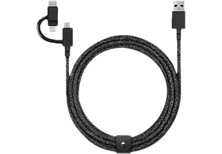 NATIVE UNION BELT-KV-ULC-CS-BLK - Câble de charge et synchronisation (Noir)