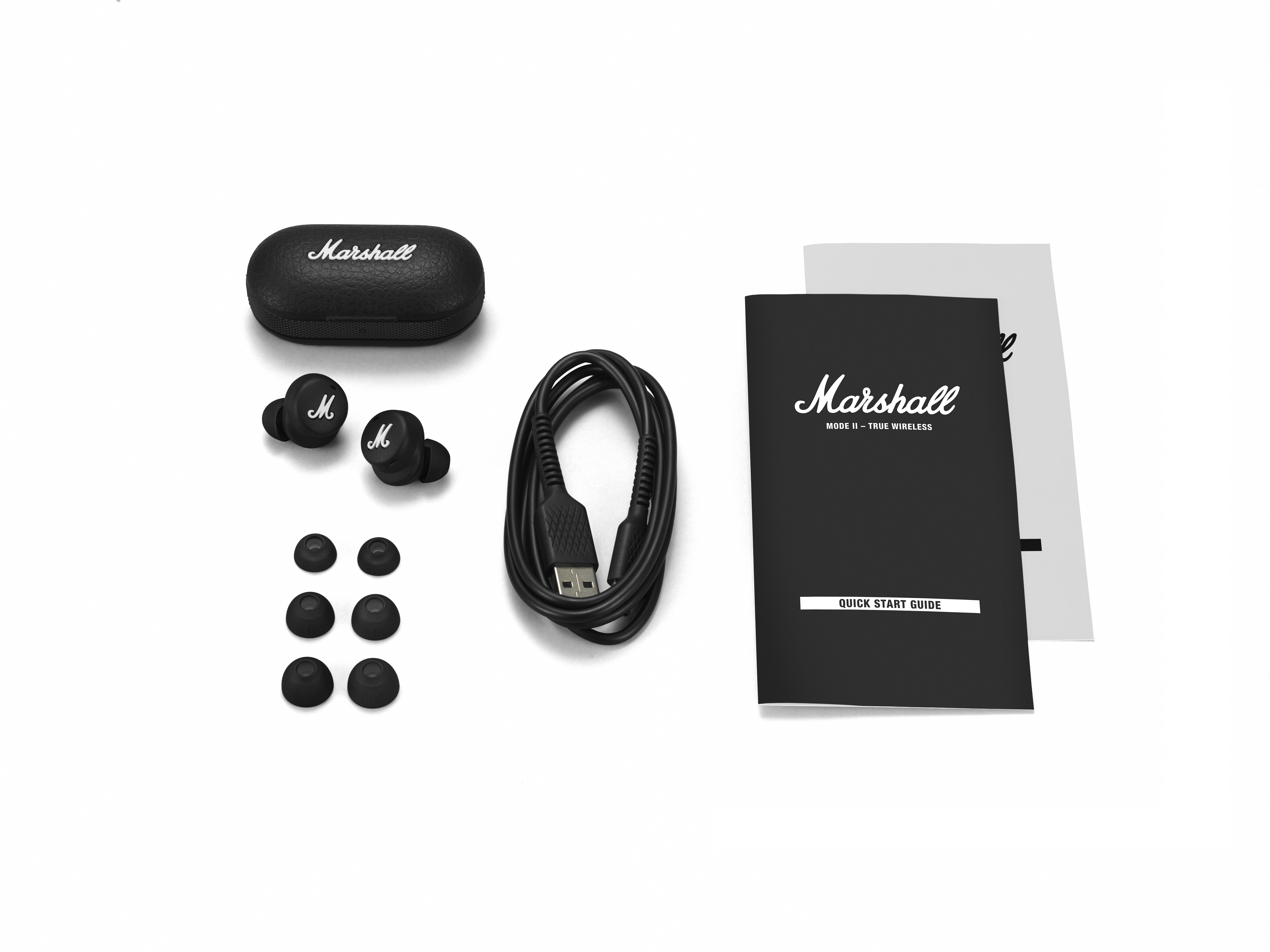 True Schwarz Kopfhörer Wireless, Bluetooth Mode II In-ear MARSHALL