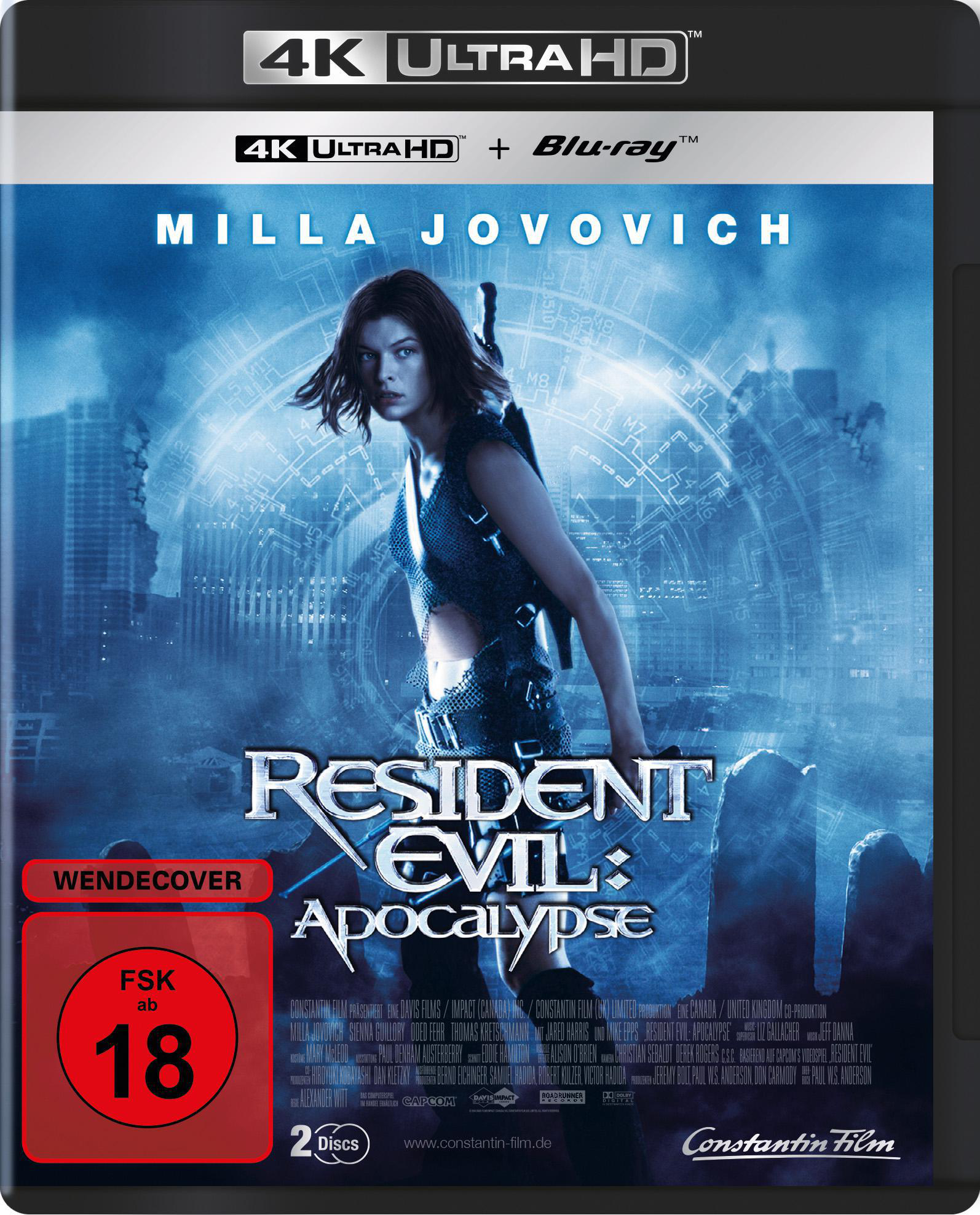Resident Evil: Apocalypse 4K Ultra HD Blu-ray + Blu-ray