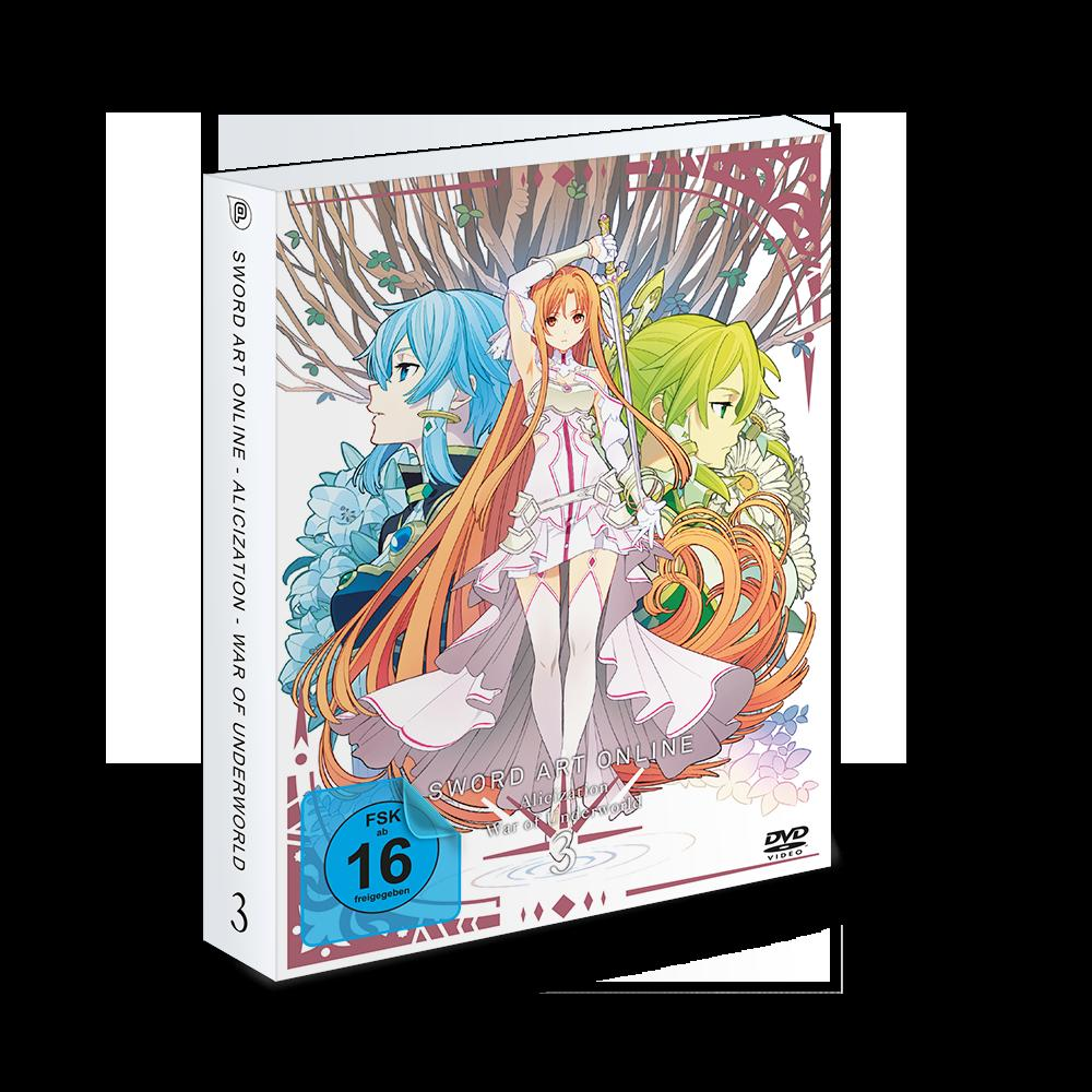 Anime-DVD-Cover: eine Frau mit langen, orangenen Haaren und einem Schwert. Text auf Japanisch.