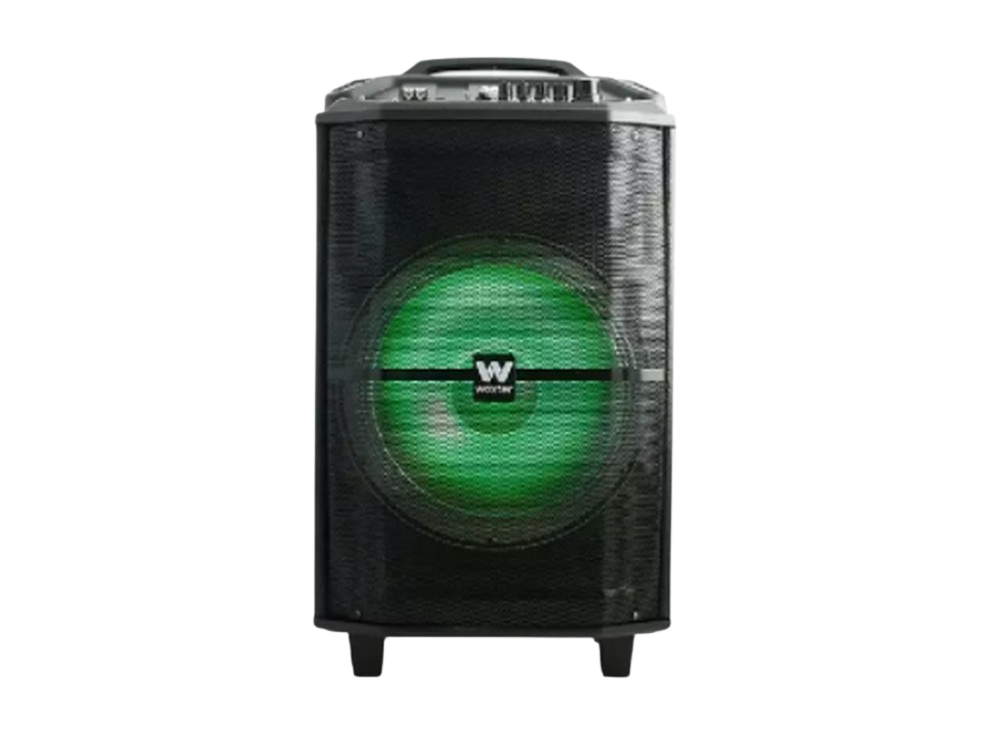 Altavoz Woxter So26063 rocknroller xl 100w bluetooth trolley con karaoke display lector sdusb aux prioridad mando distancia batería de capacidad x2 1 2