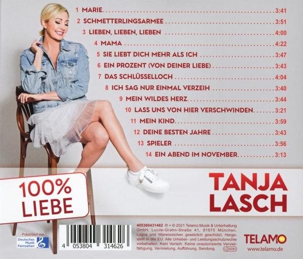 Liebe 100% (CD) Lasch - - Tanja