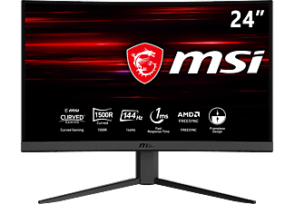 MSI Optix G24C4-009 - Gaming monitor, 23.6 ", Full-HD, 144 Hz, Nero