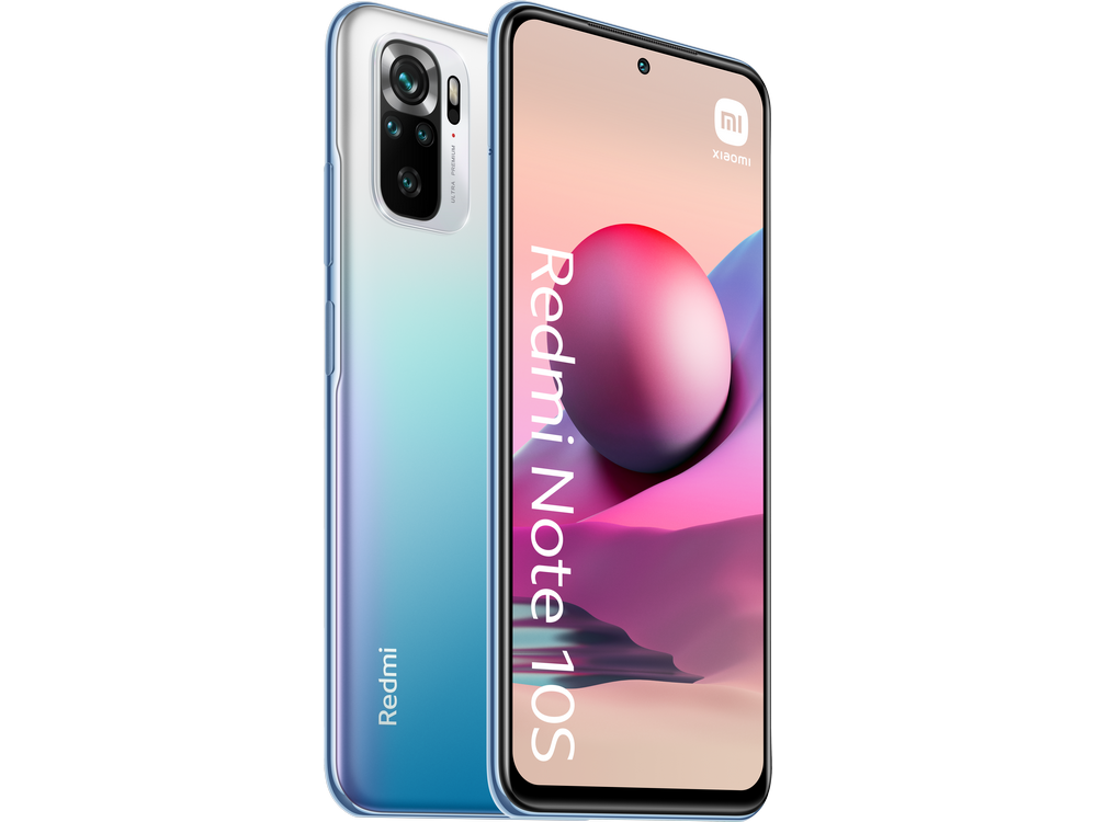 Móvil - Xiaomi Redmi Note 10S, Azul, 64 GB, 6 GB RAM, 6.43" FHD+, MediaTek Helio G95, 5000 mAh, Android 11