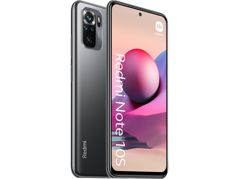 Móvil - Xiaomi Redmi Note 10S, Gris, 64 GB, 6 GB RAM, 6.43" FHD+, MediaTek Helio G95, 5000 mAh, Android 11