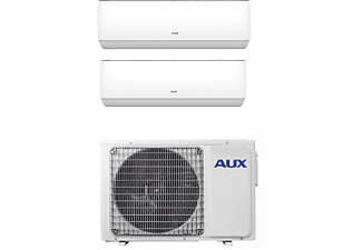 AUX Set bestehend aus AUX M2 18LCLH, AUXJO07/I und AUXJO12/I Split-Klimaanlage Grau, Weiß Energieeffizienzklasse: A++