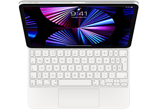 APPLE Cover met keyboard Magic iPad Pro 11" 3th Gen / iPad Air 4th Gen QWERTY PT Wit (MJQJ3PO/A)