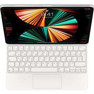APPLE Toetsenbordcover Magic Keyboard iPad Pro 12.9 5th Gen QWERTY SA Wit (MJQL3AB/A)