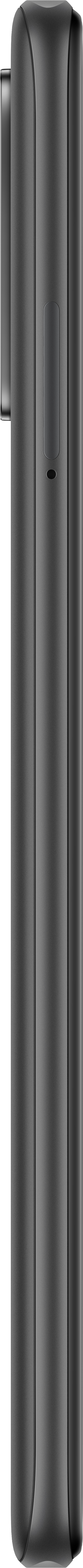 Ein kleines, dunkelgraues, rechteckiges Gerät mit einem kleinen Knopf an der Seite.