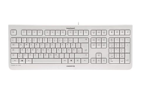 CHERRY KC 1000, Tastatur, kabelgebunden, Tastatur MediaMarkt | Weißgrau Standard