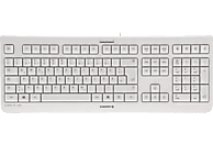 CHERRY KC 1000, Tastatur, Standard, kabelgebunden, Weißgrau