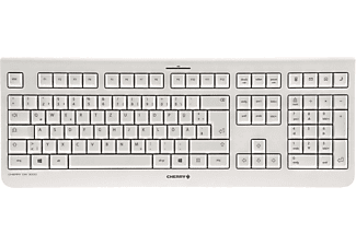 CHERRY DW 3000, Tastatur & Maus Set, kabellos, Weiß/Grau