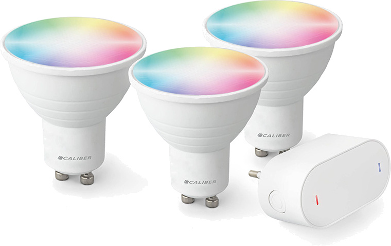 CALIBER Ampoule LED Smart GU10 Blanc pack de 3 (HBT-GU10)