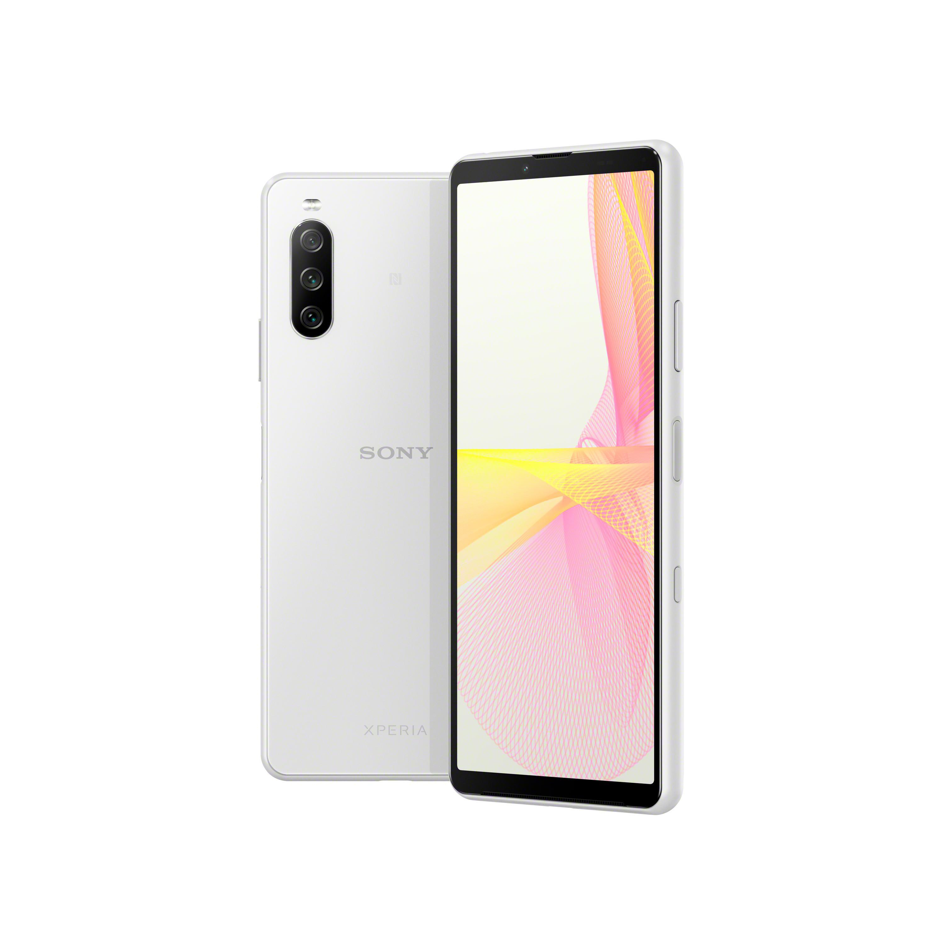 SONY Xperia 10 III 5G 21:9 Display 128 GB Weiß Dual SIM