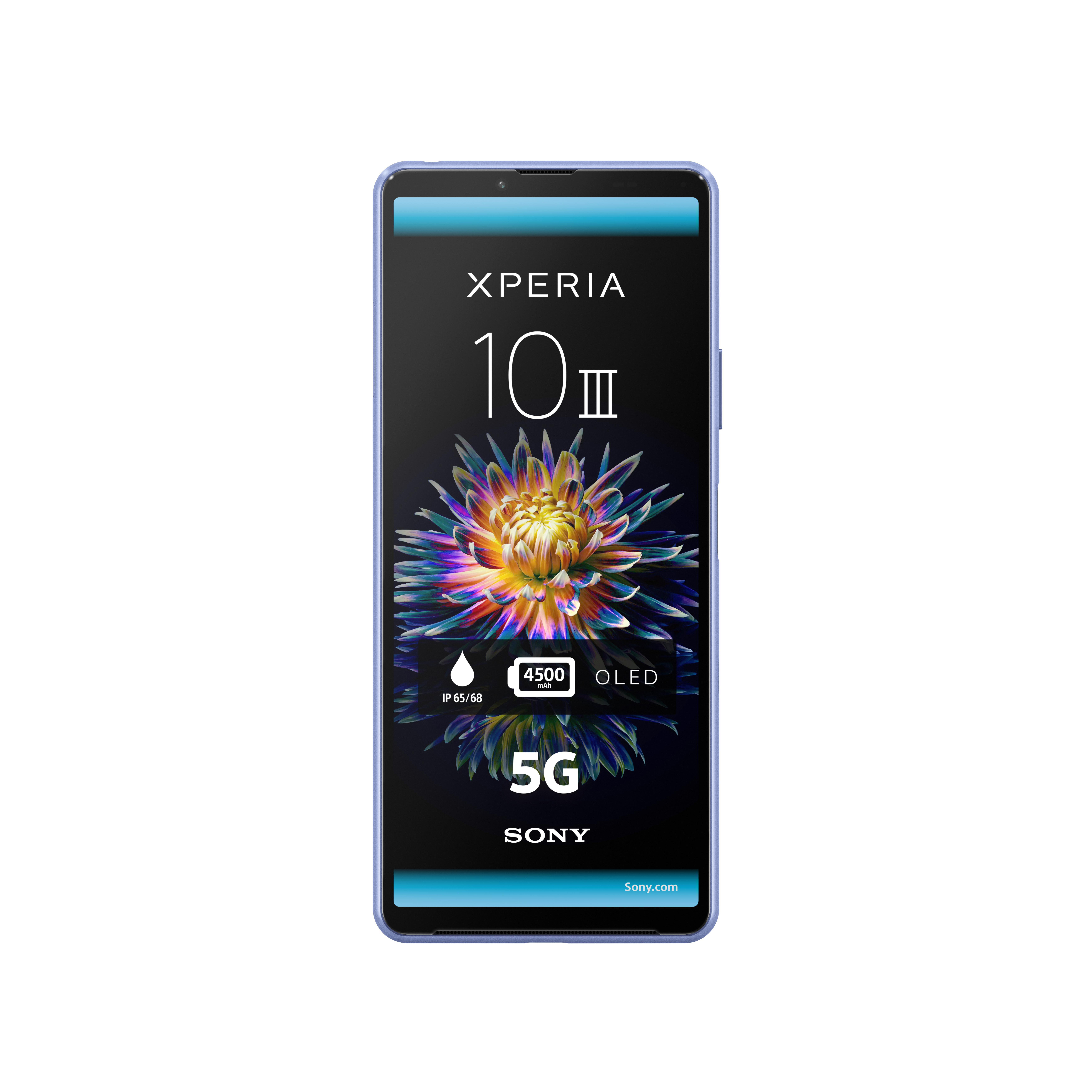 SONY Xperia Display SIM 128 10 Dual III 21:9 5G Blau GB