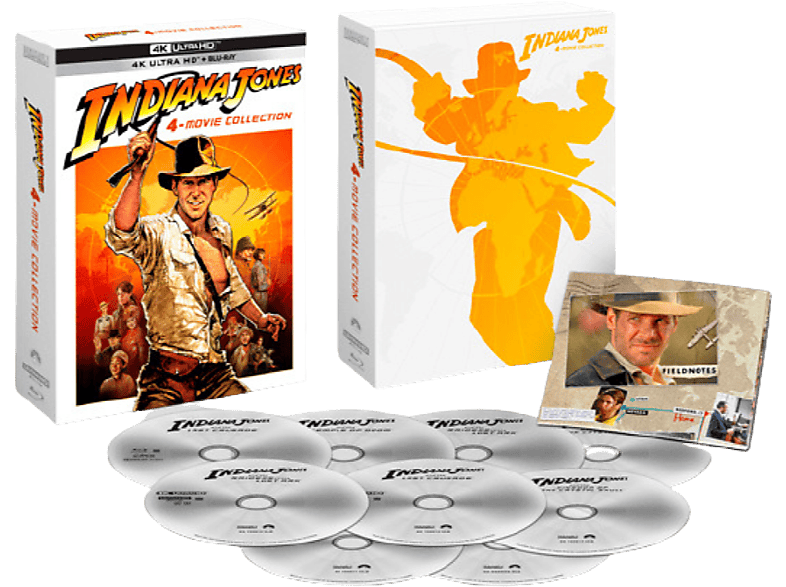 Indiana Jones: 4-Movie Collection | 4K Ultra HD + 5 Blu-ray