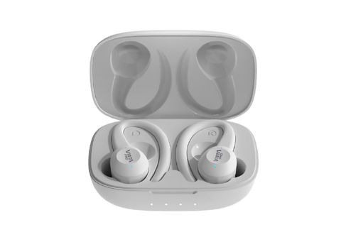 Vieta Pro - Auriculares Track 2 con Bluetooth 5.0, True Wireless,  micrófono, Touch Control, autonomía de 20h, Color Blanco