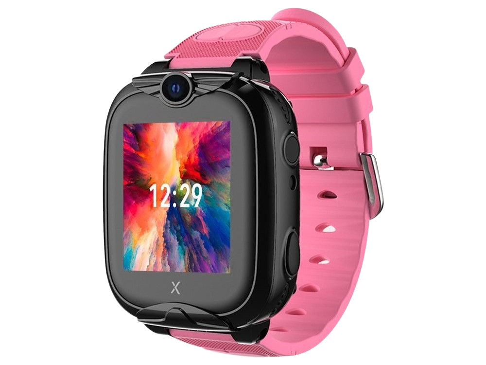 Smartwatch - Xplora XGO2, Para niños, 1.4", 0.3 MP, 3 días, 4G, Llamadas, Mensajes, Android, IP67, Rosa