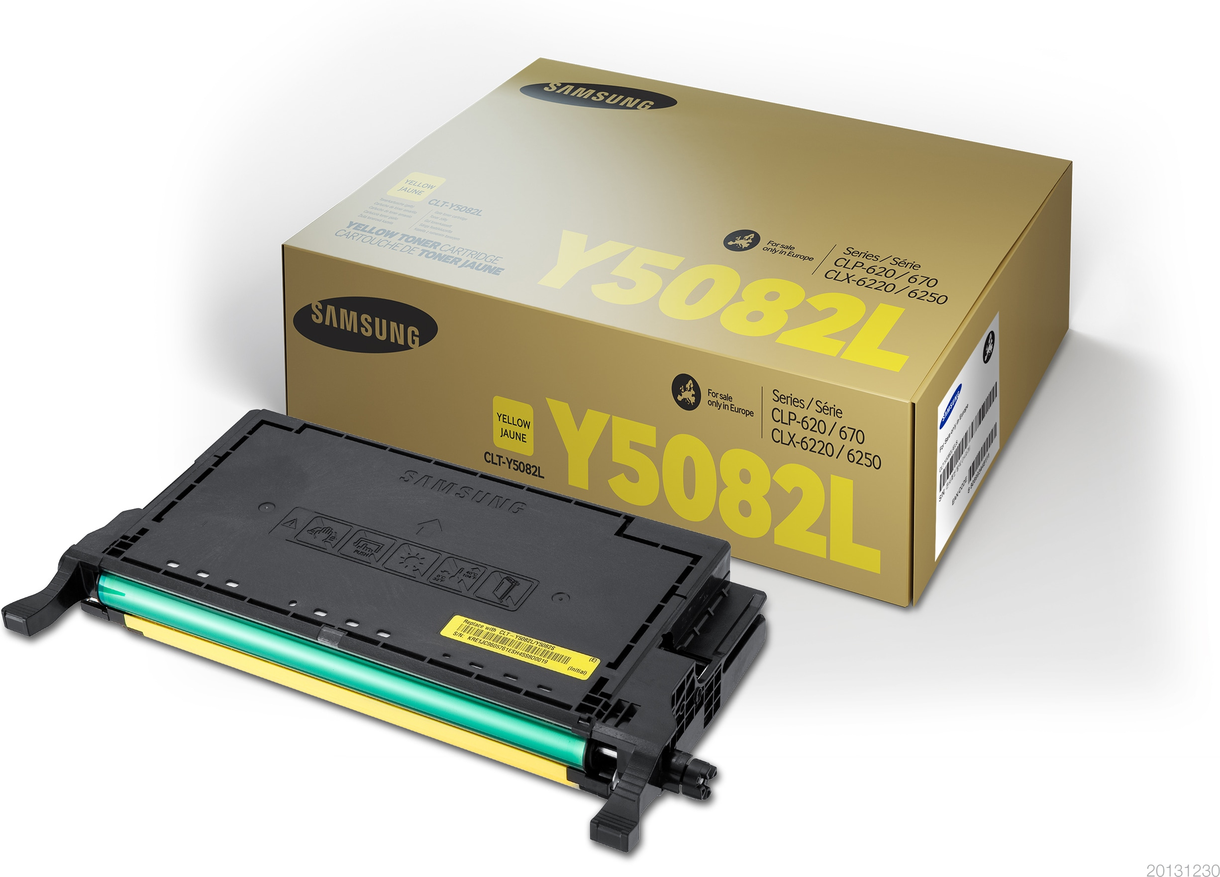 Cartucho de tinta - Samsung CLT-Y5082L, Amarillo