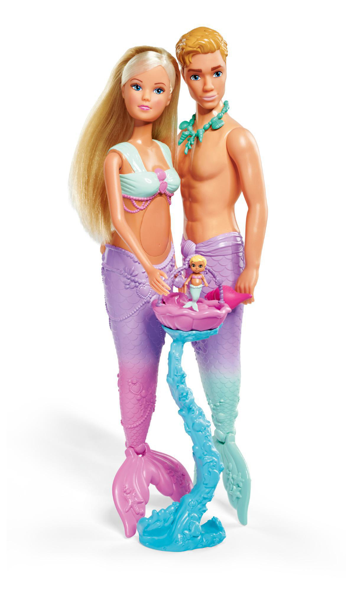 SIMBA TOYS Steffi Love Mermaid Family Puppe Mehrfarbig