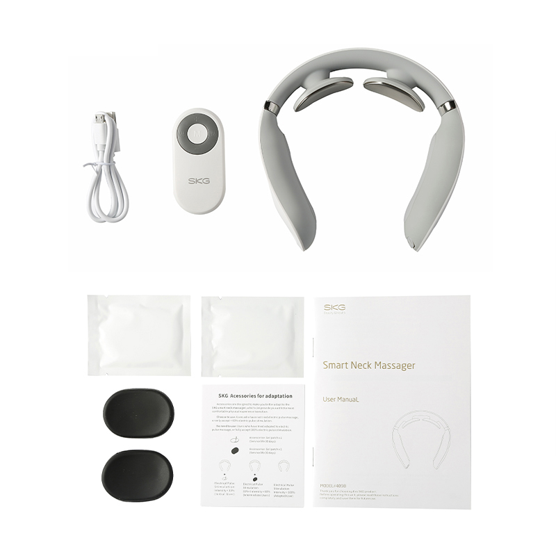 SKG 4098E Nackenmassagegerät Weiß Massagegerät, Weiß