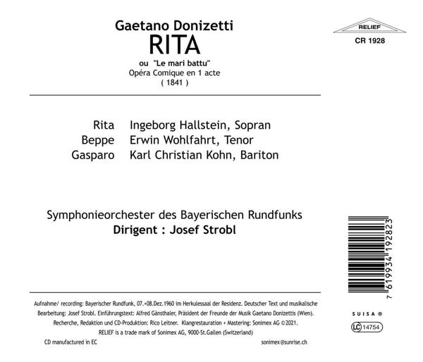 Hallstein/Wohlfahrt/Kohn/Strobl/SO des BR - Rita  - (CD)