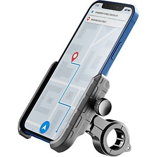 CELLULAR LINE Rider Steel - Porta smartphone (Nero)