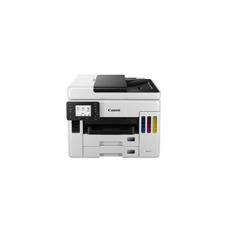 Impresora multifunción - Canon Maxify GX7050, Tinta, 24 ppm, 600 x 1200, Color&B/N, Escáner, Fax, LAN, Blanco