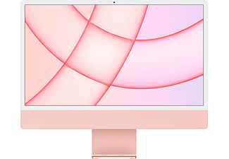 APPLE 24'' iMac with Retina 4.5K display: Apple M1 chip with 8‑core CPU and 8‑core GPU 512GB AIO Bilgisayar Pembe