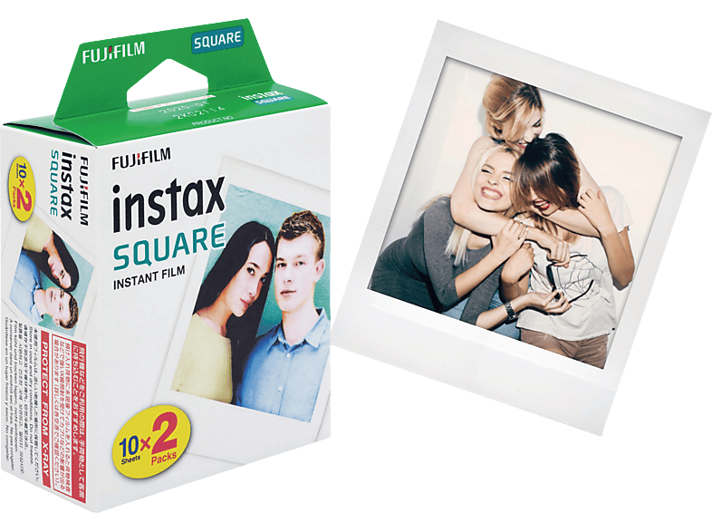 instax Passend Film, für und instax alle instax Doppelpack Sofortbildfilm SP3 Sofortbildkameras SHARE den SQUARE SQUARE FUJIFILM