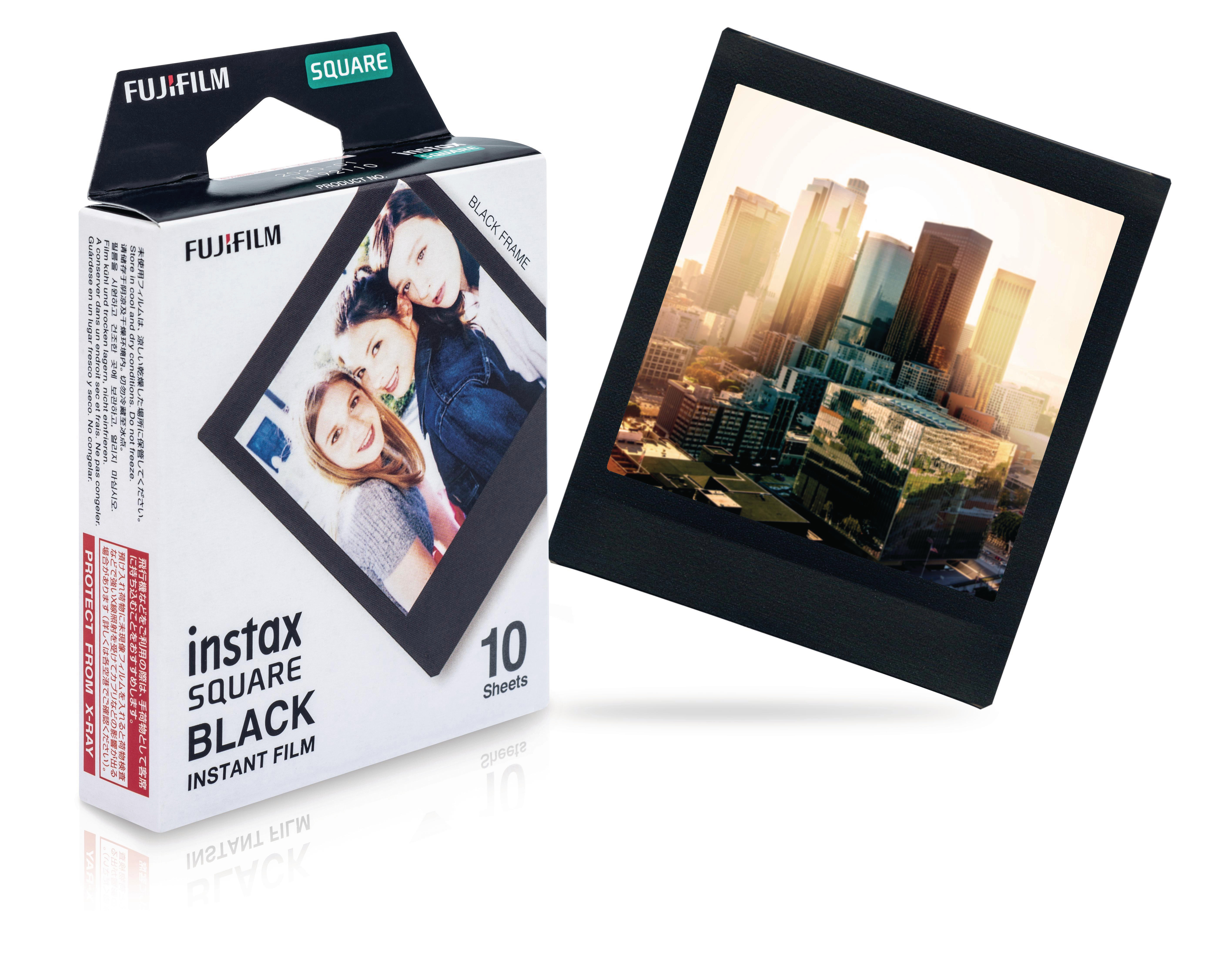 alle für SQUARE FUJIFILM Sofortbildfilm SQUARE Frame Instax instax Black WW1 SP3 SHARE den und Passend Sofortbildkameras instax