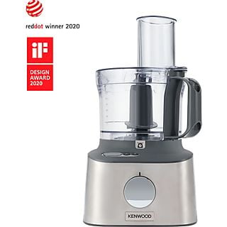 Picadora - Kenwood Multipro Compact + FDM313SS, 800 W, 1.2 l, 2 Velocidades, Plata