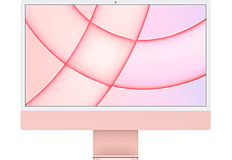 APPLE 24'' iMac with Retina 4.5K display: Apple M1 chip with 8‑core CPU and 8‑core GPU, 256GB Pembe