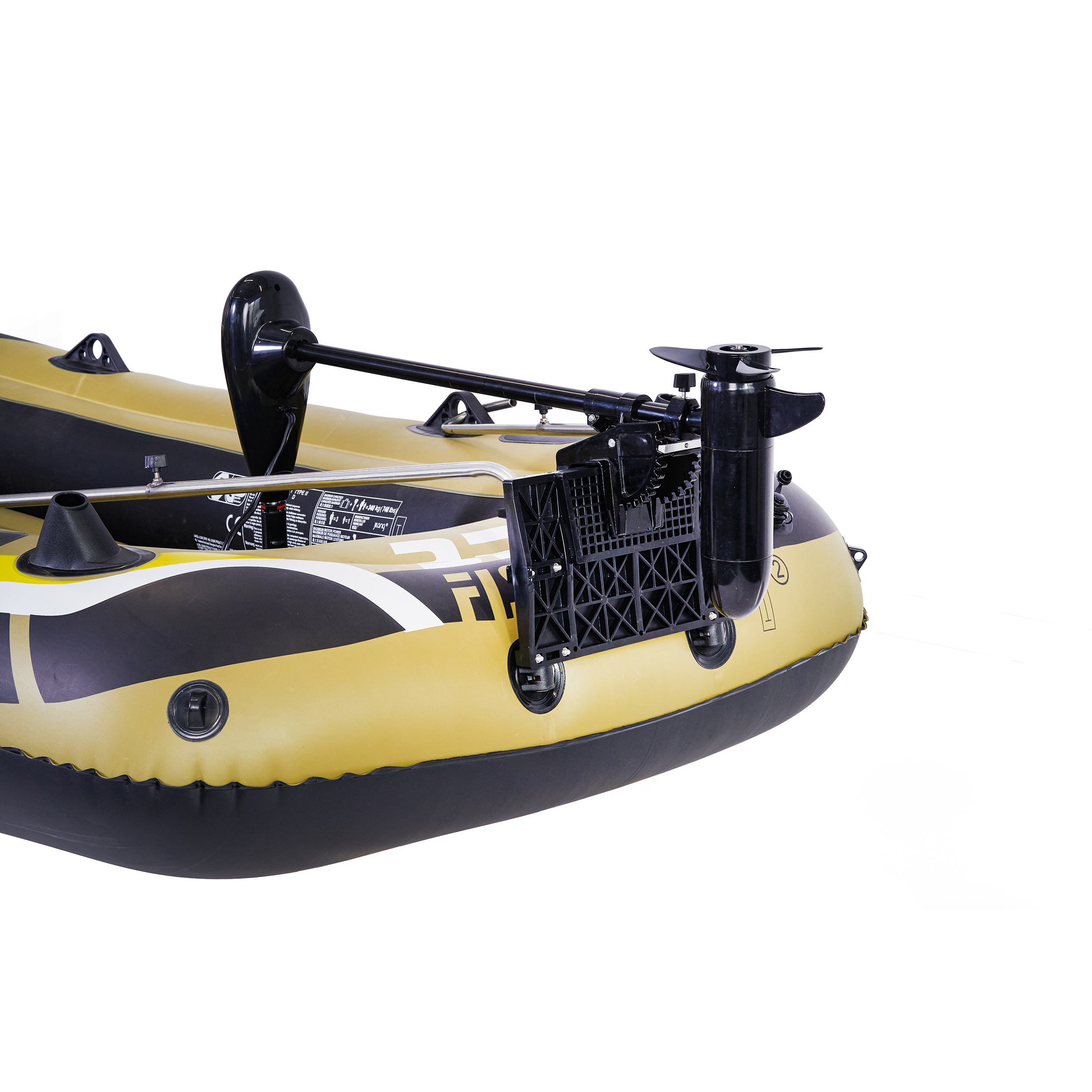 LAMAR SBM 350 Schlauchboot mit Motor, Olivgrün